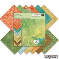 Набор бумаги от K&Company  - Susan Winget Nature Paper Pad, 12 листов, 30x30см