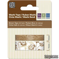 Бумажный скотч от We R Memory Keepers-Washi Tape - Brown