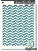 Маска от Memory Box -  STENCILS- Chic Chevron - ScrapUA.com