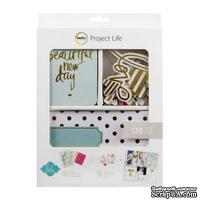 Мини-набор Project Life by Becky Higgins - Mini Kit - Heidi Swapp - Gold Foil