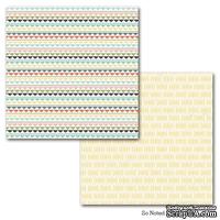 Лист двусторонней бумаги Carta Bella So Noted - Tiny Lace, размер 30х30 см