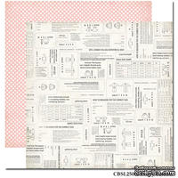 Лист двусторонней скрапбумаги Carta Bella - Pretty Pattern, Sew Lovely, 30х30 см