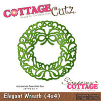 Лезвие CottageCutz Elegant Wreath, 10х10 см - ScrapUA.com