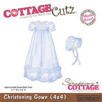 Лезвие CottageCutz - Christening Gown, 10х10 см - ScrapUA.com