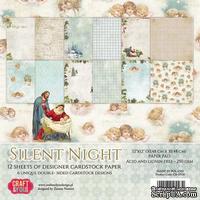 Набор плотной скрапбумаги от Craft & You Design - Silent Night, 30x30 см, 12 шт, 250 гр/м3