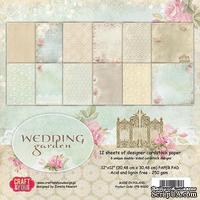 Набор плотной скрапбумаги от Craft & You Design - Wedding Garden, 30x30 см, 12 шт, 250 гр/м3