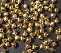Бубенчик, 9 мм, цвет золото, 1 шт.,1267