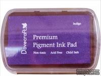 Штемпельная подушечка Dovecraft Pigment Ink Pads - Indigo, цвет фиолетовый с синим оттенком