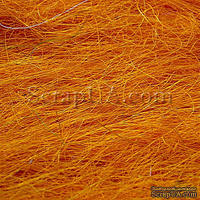 Сизаль натуральный, цвет оранжевый, 40 г