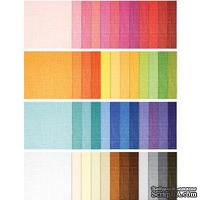 Набор текстурированного кардстока от - Doodlebug Cardstock - Textured Assorted Rainbow, 48 листов
