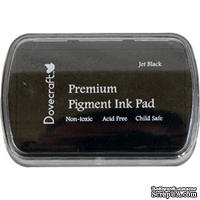 Штемпельная подушечка Dovecraft Pigment Ink Pads - Jet Black, цвет черный