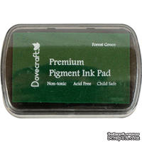 Штемпельная подушечка Dovecraft Pigment Ink Pads - Forest Green, цвет темно-зеленый