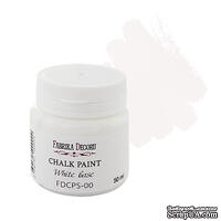 Крейдяна фарба Chalk Paint Біла 50ml, ТМ Фабрика Декору - ScrapUA.com