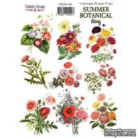 Набор наклеек (стикеров) 9 шт Summer botanical diary  190, ТМ Фабрика Декора
