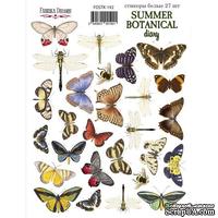 Набор наклеек (стикеров) 27 шт Summer botanical diary  192, ТМ Фабрика Декора