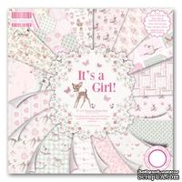 Набор бумаги от First Edition - It’s a Girl, 20x20 см, 16 листов