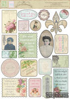 Наклейки от Melissa Frances  - C'est La Vie Vintage Stickers, 21 шт