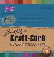 Набор кардстока с внутренним слоем Core'Dinations - Tim Holtz - Kraft-Core - Classic, 30х30 см