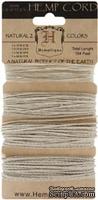 Набор шнурочков Hemptique - NATURAL HEMP CORD, 31,7 м, натурального цвета