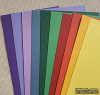 Набор полосок картона Brights - яркие, 10х30 см, 10 шт.