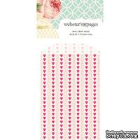 Конвертик Webster's Pages - Bulk Mini Bag Hearts: Pink, размер 10х7 см, 1 шт.