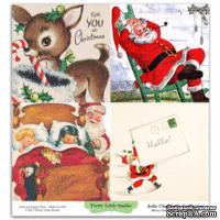 Лист бумаги для скрапбукинга от Pretty Little Studio - Merry Christmas Pattern Paper