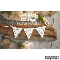 Чипборд ScrapBox - Лента с флажками маленькая - ScrapUA.com