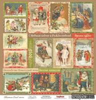 Карточки для вырезания от Scrapberry's - Ночь перед - Рождеством - Волшебная история, 30,5х30,5 см 180 гр/м, двухсторонний, 1 лист