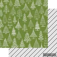 Лист двусторонней бумаги Teresa Collins - Candy Cane Lane - O Christmas Tree, размер 30х30 см
