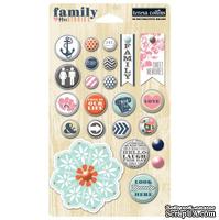 Брадсы Teresa Collins Designs - Family Stories - Decorative Brads - ScrapUA.com