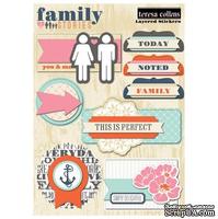 Набор наклеек Teresa Collins Designs - Family Stories - Layered Stickers