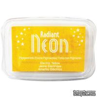 Чернила Tsukineko Radiant Neon Ink Pad - Electric Yellow - ScrapUA.com