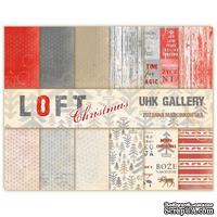 Набор двусторонней скрапбумаги UHK Gallery - LOFT Christmas, 30,5х30,5 см, 6 листов