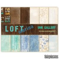 Набор двусторонней скрапбумаги UHK Gallery - LOFT Marina, 30,5х30,5 см, 6 листов