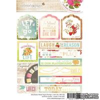 Набор наклеек Webster's Pages - Strawberry Fields - Tag & Prompt Sticker
