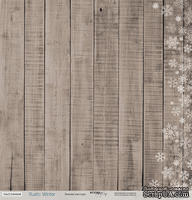 Лист односторонней бумаги для скрапбукинга от Scrapmir  - Зимняя текстура - Rustic Winter, 30x30 см