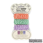 Набор шнурочков от We R Memory Keepers - Sew Easy Fancy Floss Bakers Twine - Secondary, 3 шт. - ScrapUA.com