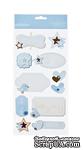 Наклейки от American Crafts - Pebbles Stickers - New Addition Boy - Dimensional Phrases &amp; Icons - ScrapUA.com