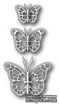 Ножи  от  Memory  Box  -  DIES  -   Leavenworth  Butterfly  Trio - ScrapUA.com