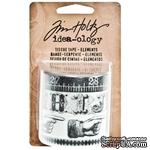 Бумажные скотчи Tim Holtz - Ideaology - Tissue Tape - Elements, 4 штуки - ScrapUA.com