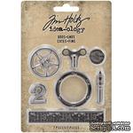 Набор металлических украшений Tim Holtz - Idea-Ology Metal Odds &amp; Ends, 7 штук - ScrapUA.com