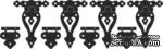 Ножи для вырубки от Cheery Lynn Designs - Hinges (Set of 8) - ScrapUA.com