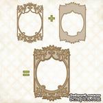 Чипборд Blue Fern Studios - Bordeaux Layered Frame - ScrapUA.com