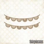 Чипборд Blue Fern Studios - Doily Bunting - ScrapUA.com