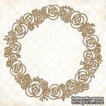 Чипборд Blue Fern Studios - Rose Wreath - ScrapUA.com