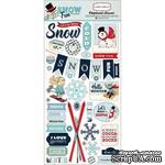 Набор высечек из чипборда Carta Bella - Snow Fun - Chipboard - ScrapUA.com