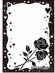 Папки для тиснения Crafts Too Embossing Folder -Rose &amp; Heart Frame - ScrapUA.com