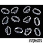 Набор декоративных пуговиц Dress It Up - Wedding rings - ScrapUA.com