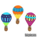 Набор декоративных пуговиц Dress It Up - Hot Air Balloons - ScrapUA.com