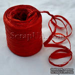 Рафия натуральная, цвет красный, 1 метр - ScrapUA.com